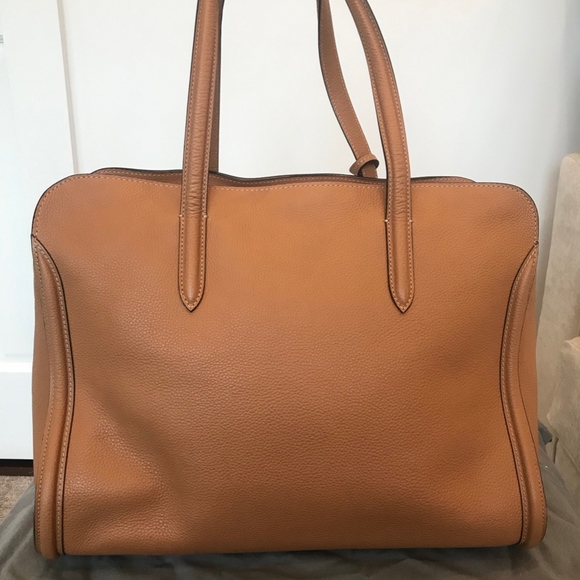 Alexander McQueen Large Pebbled Camel Leather Tote - Picture 4 of 8
